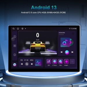 13.1 Inch Android Car Navigator - 4 + 64G - Universal Map - Carplay - Reverse Camera