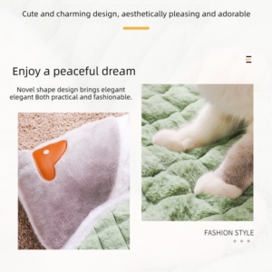 Thickened Pet Sofa Bed M Size 50x35cm Coffee Dog Mat with Integrated Pillow Soft Washable Sleeping Pad for Dogs and Cats All Season Comfort